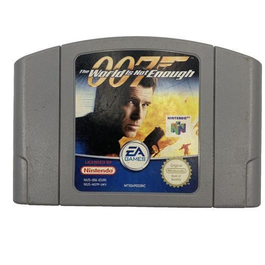 007 The World Is Not Enough Nintendo 64 N64