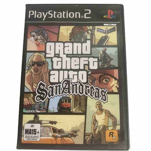Grand Theft Auto San Andreas PlayStation 2 PS2 Game