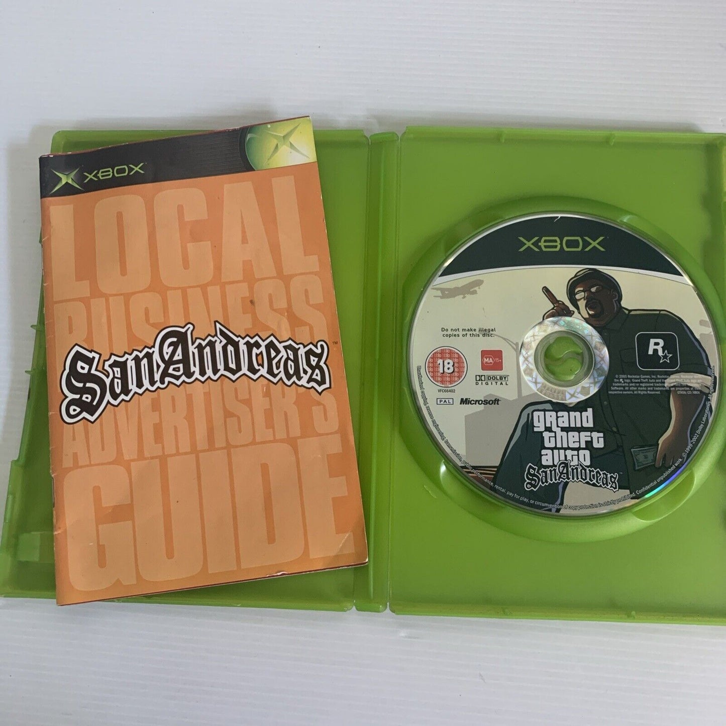 Grand Theft Auto San Andreas Xbox Original Game
