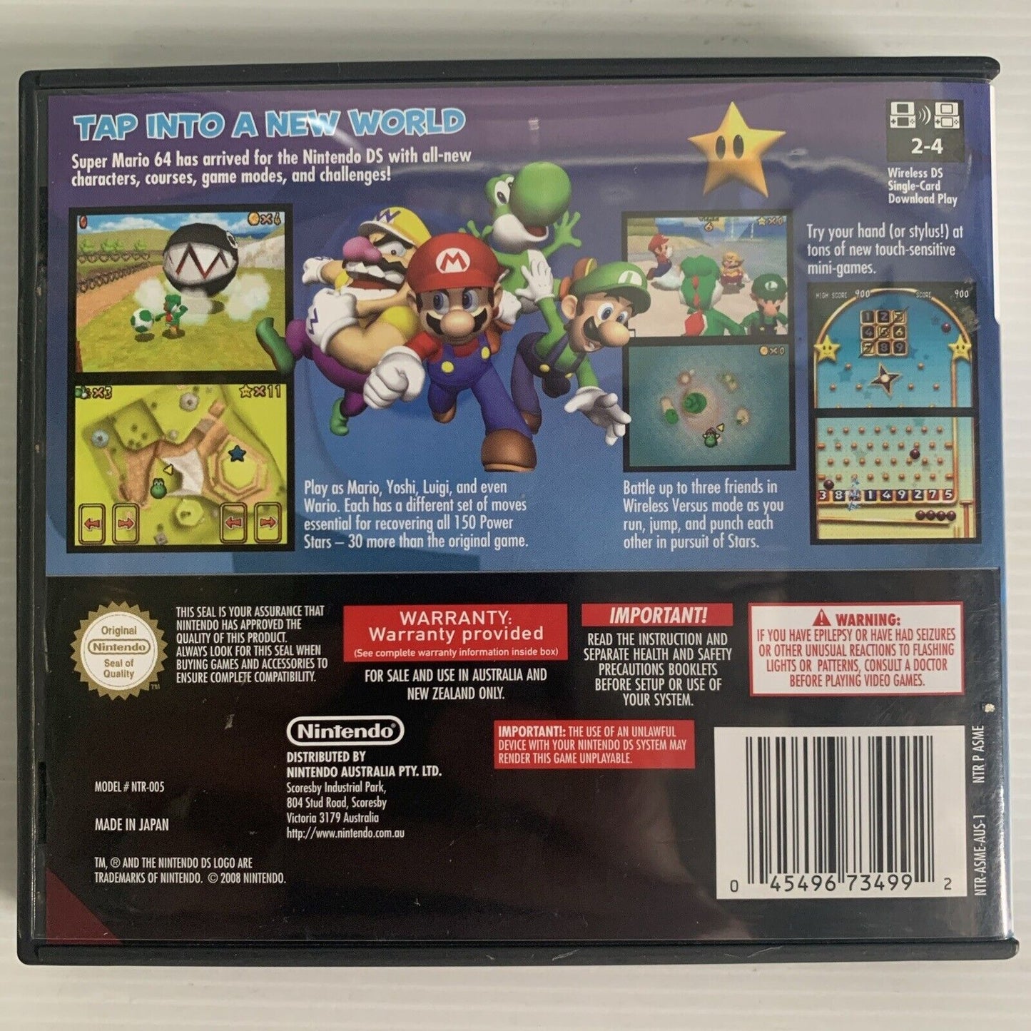Super Mario 64 Nintendo DS Game