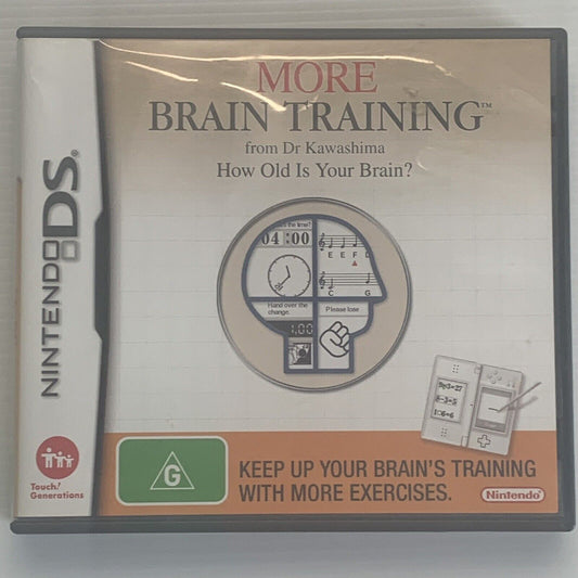 More Brain Training Nintendo DS Game