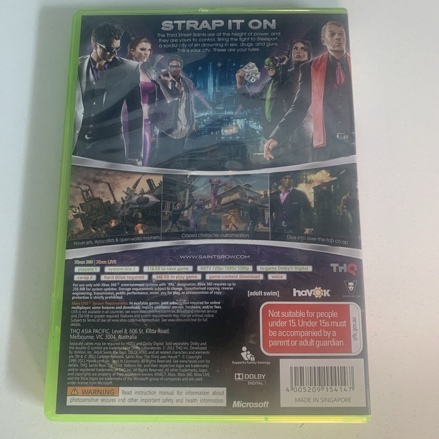 Saints Row The Third Xbox 360 Game