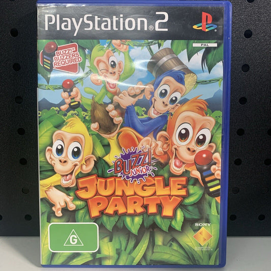 Buzz Junior Jungle Party PlayStation 2 PS2 Game