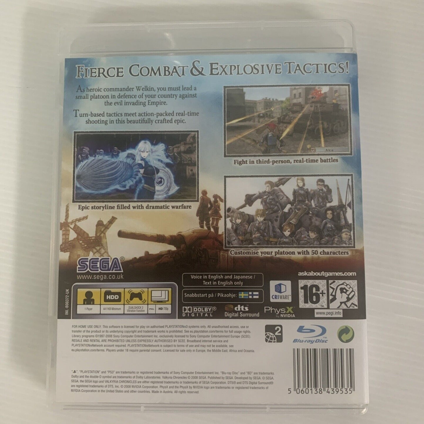 Valkyria Chronicles PlayStation 3 PS3 Game