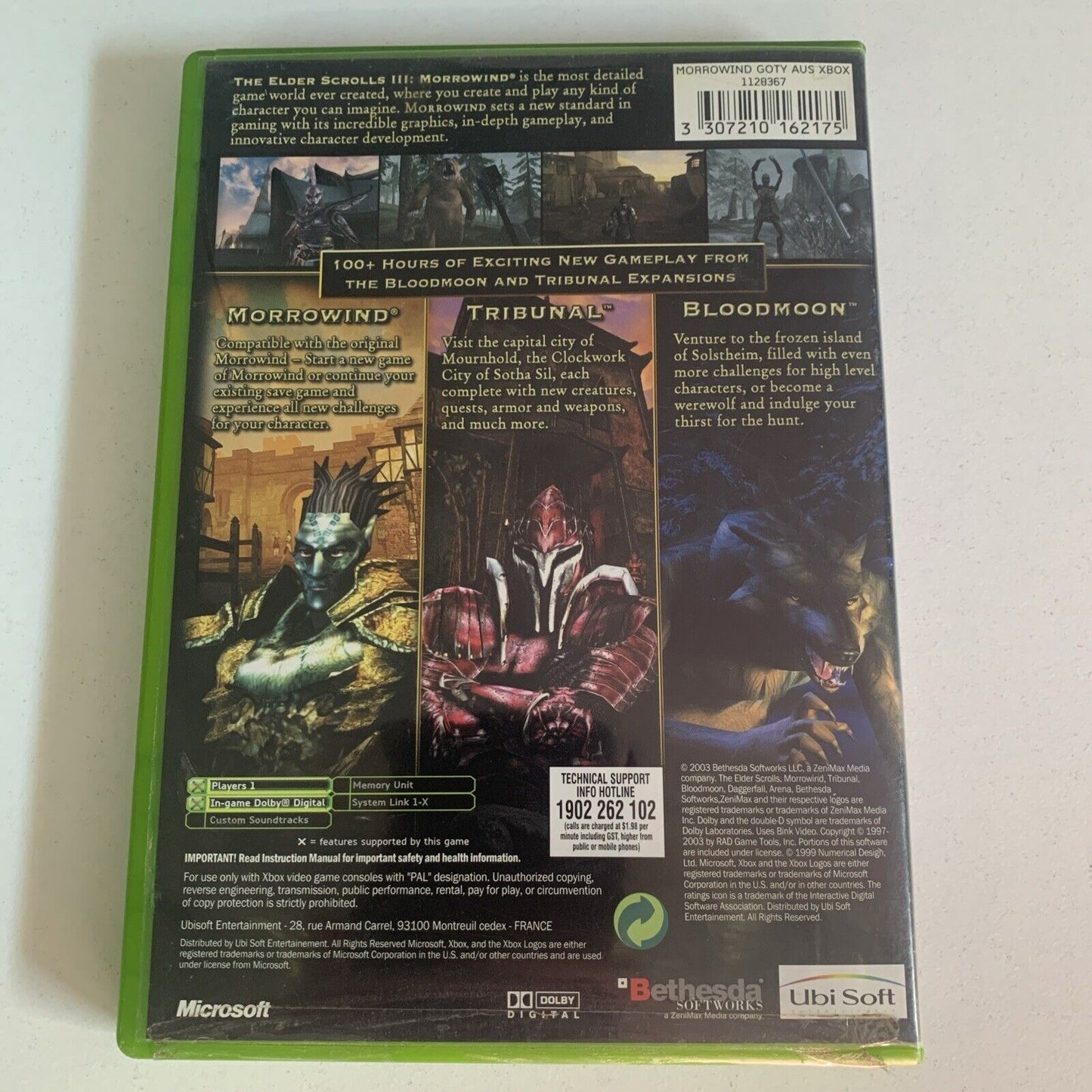 Elder Scrolls III: Morrorwind GOTY edition Xbox Original Game