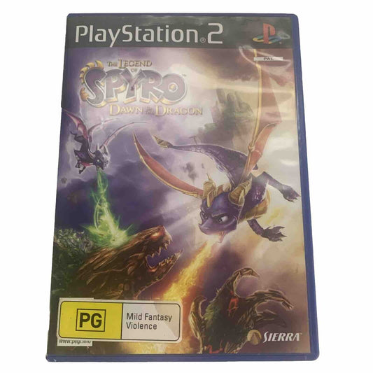 The Legend of Spyro Dawn of the Dragon PlayStation 2 PS2 Game