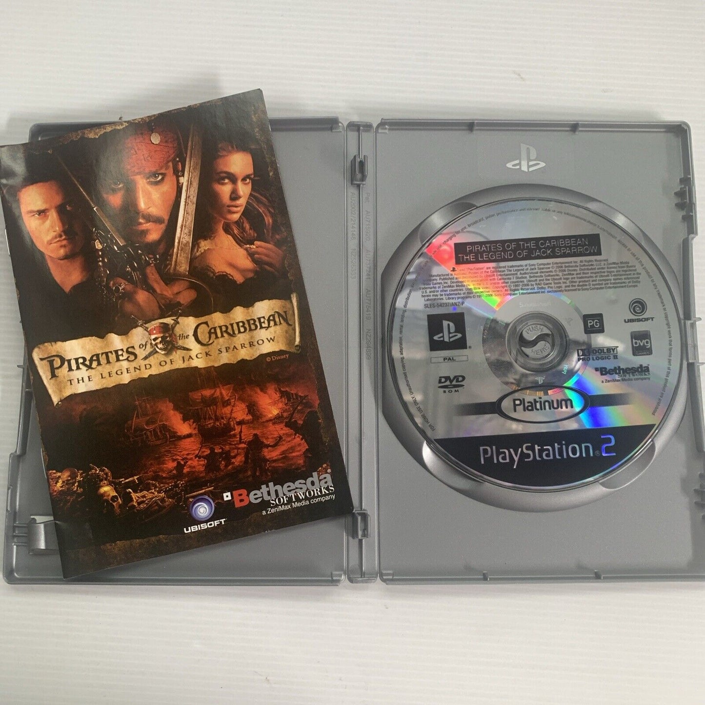 Pirates of the Caribbean Legend of Jack Sparrow PlayStation 2 PS2 Game