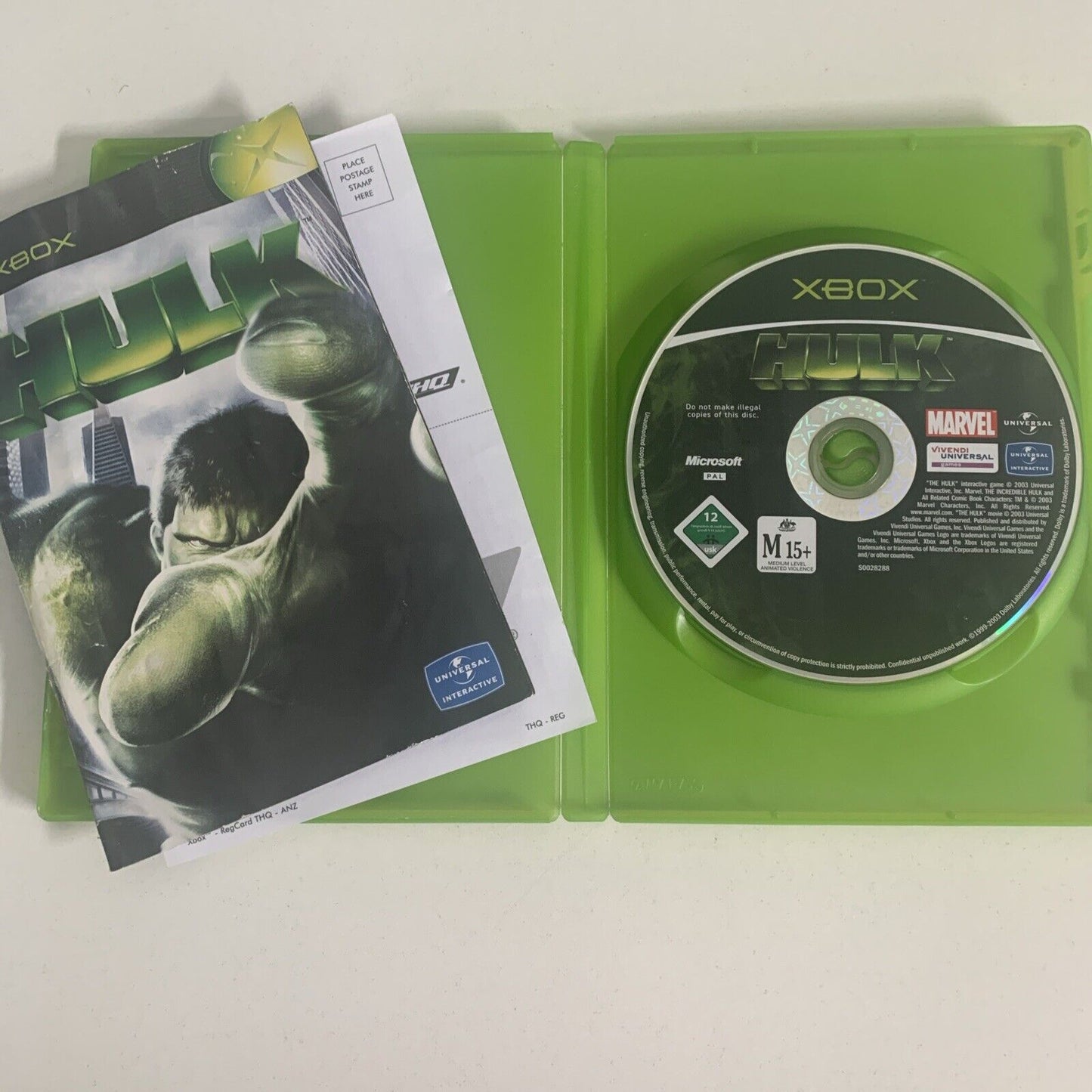 Hulk Xbox Original Game