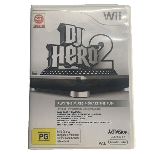 DJ Hero 2 Nintendo Wii Game