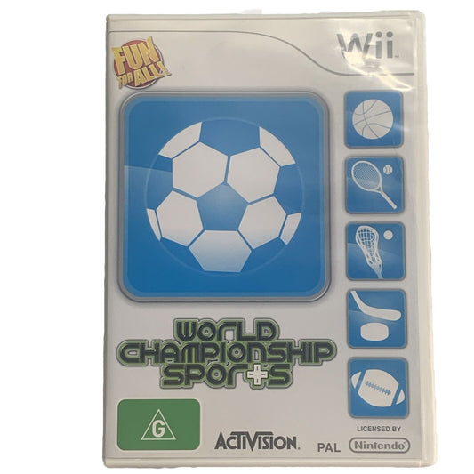 World Championship Sports Nintendo Wii Game