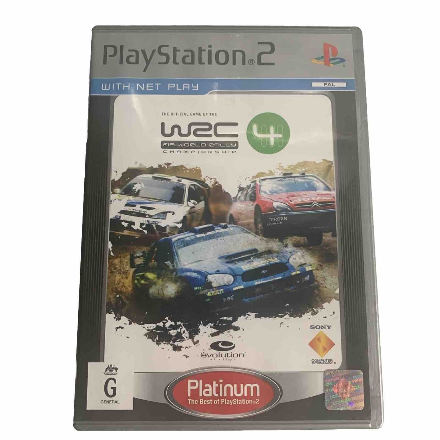 WRC 4 FIA World Rally Championship PS2 Game