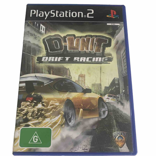 D Unit Drift Racing PlayStation 2 PS2 Game
