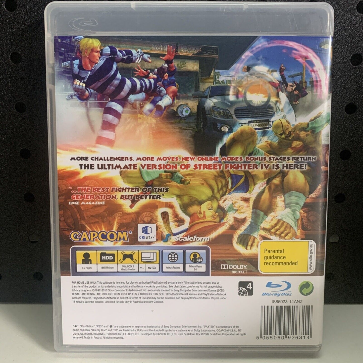 Super Street Fighter IV 4 PlayStation 3 PS3 Game
