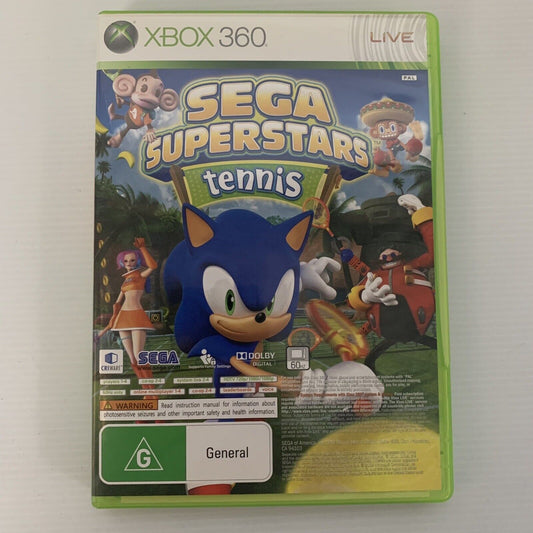 Sega Superstars Tennis & Xbox Arcade LIVE Game Xbox 360