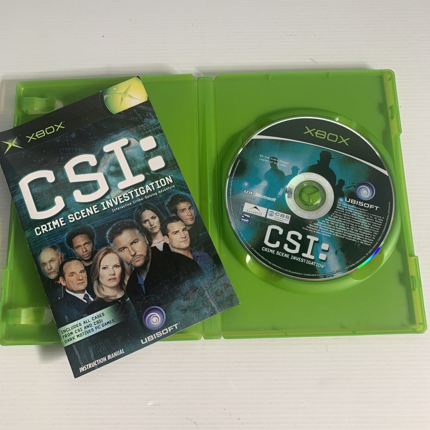 CSI Crime Scene Investigation Xbox Original Game