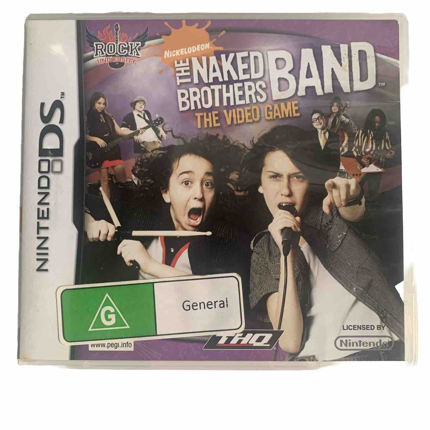 The Naked Brothers Band The Video Game Nintendo DS