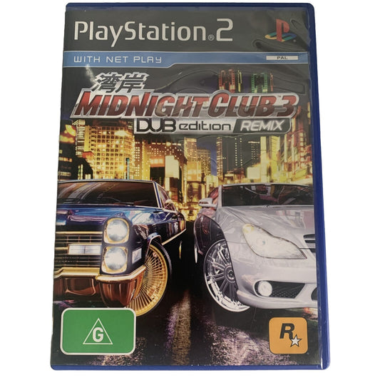 Midnight Club 3 Dub Edition Remix PlayStation 2 PS2 Game