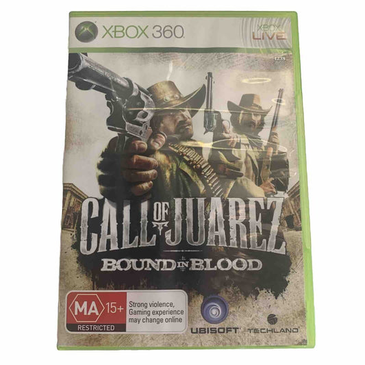 Call of Juarez Bound in Blood Xbox 360 Game