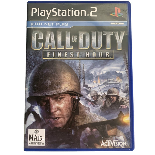 Call of Duty Finest Hour PlayStation 2 PS2 Game