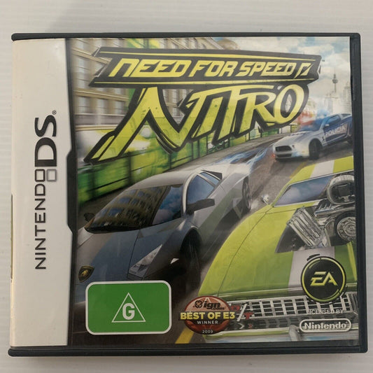 Need for Speed Nitro Game Nintendo DS