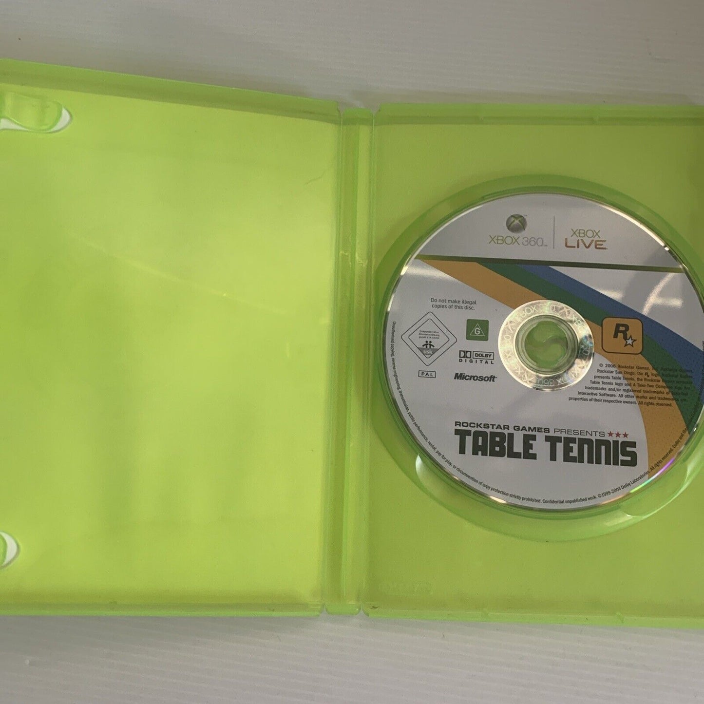 Rockstar Games Presents Table Tennis Xbox 360 Game