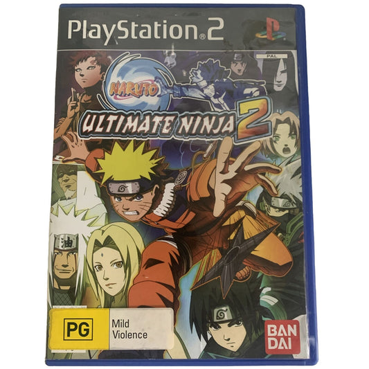 Naruto Ultimate Ninja 2 Playstation 2 PS2 Game