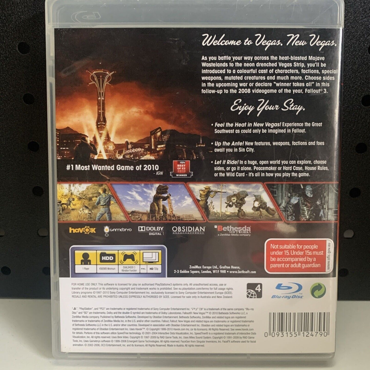 Fallout New Vegas PlayStation 3 PS3 Game