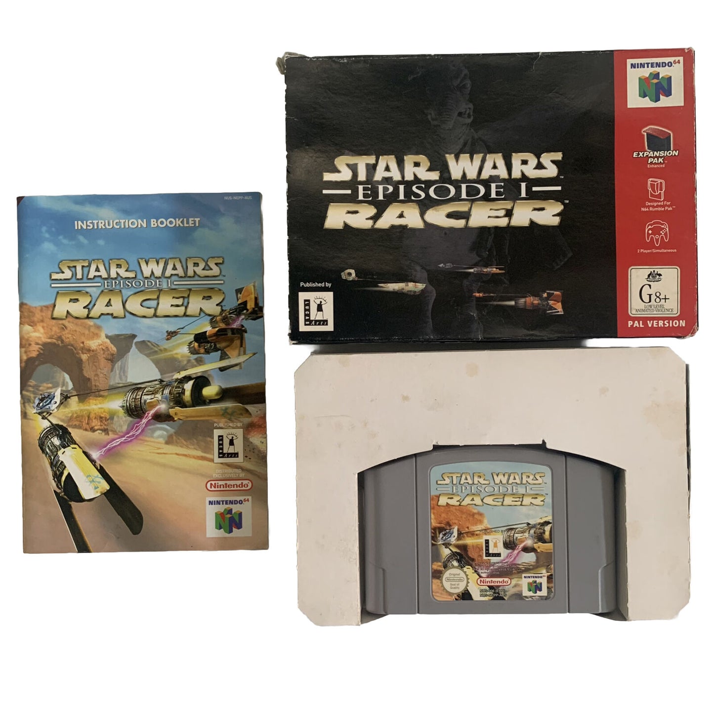 Star Wars Episode 1 Racer Nintendo N64 CIB Complete In Box