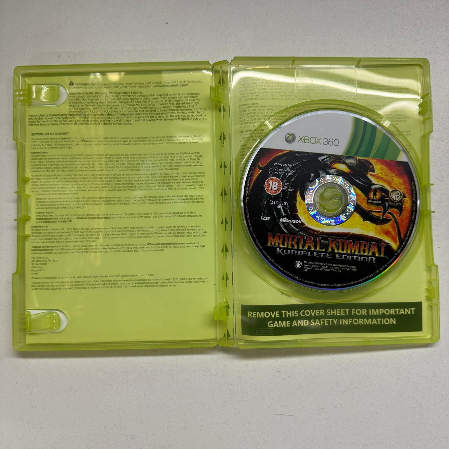 Mortal Kombat Komplete Edition Xbox 360 Game