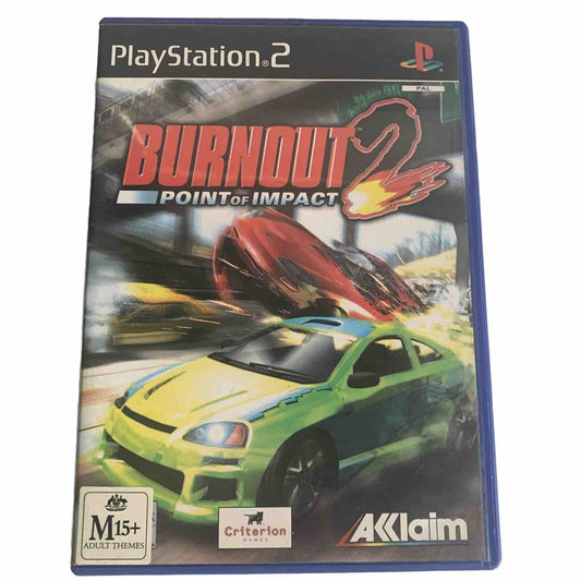 Burnout 2 Point of Impact PlayStation 2 PS2 Game