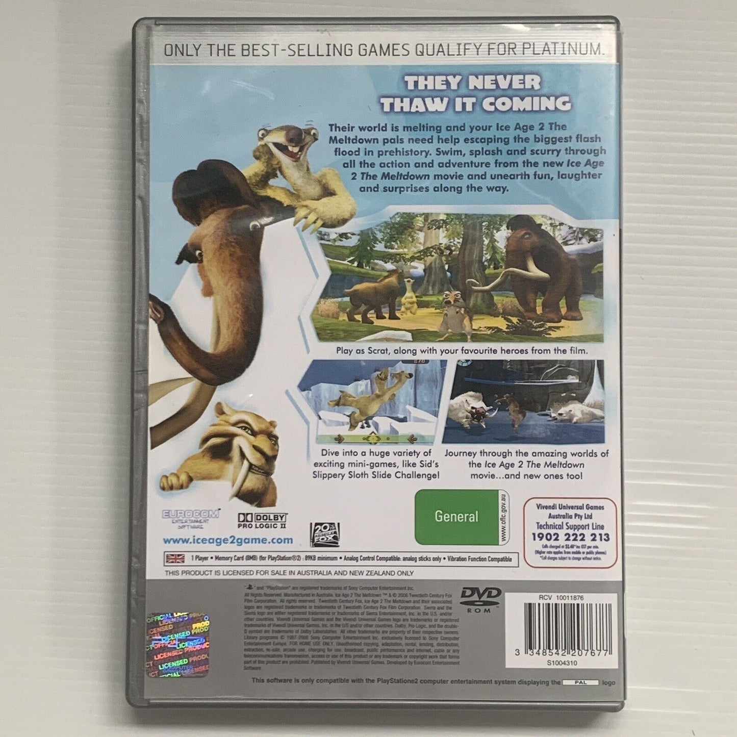 Ice Age 2 The Meltdown PlayStation 2 PS2 Game
