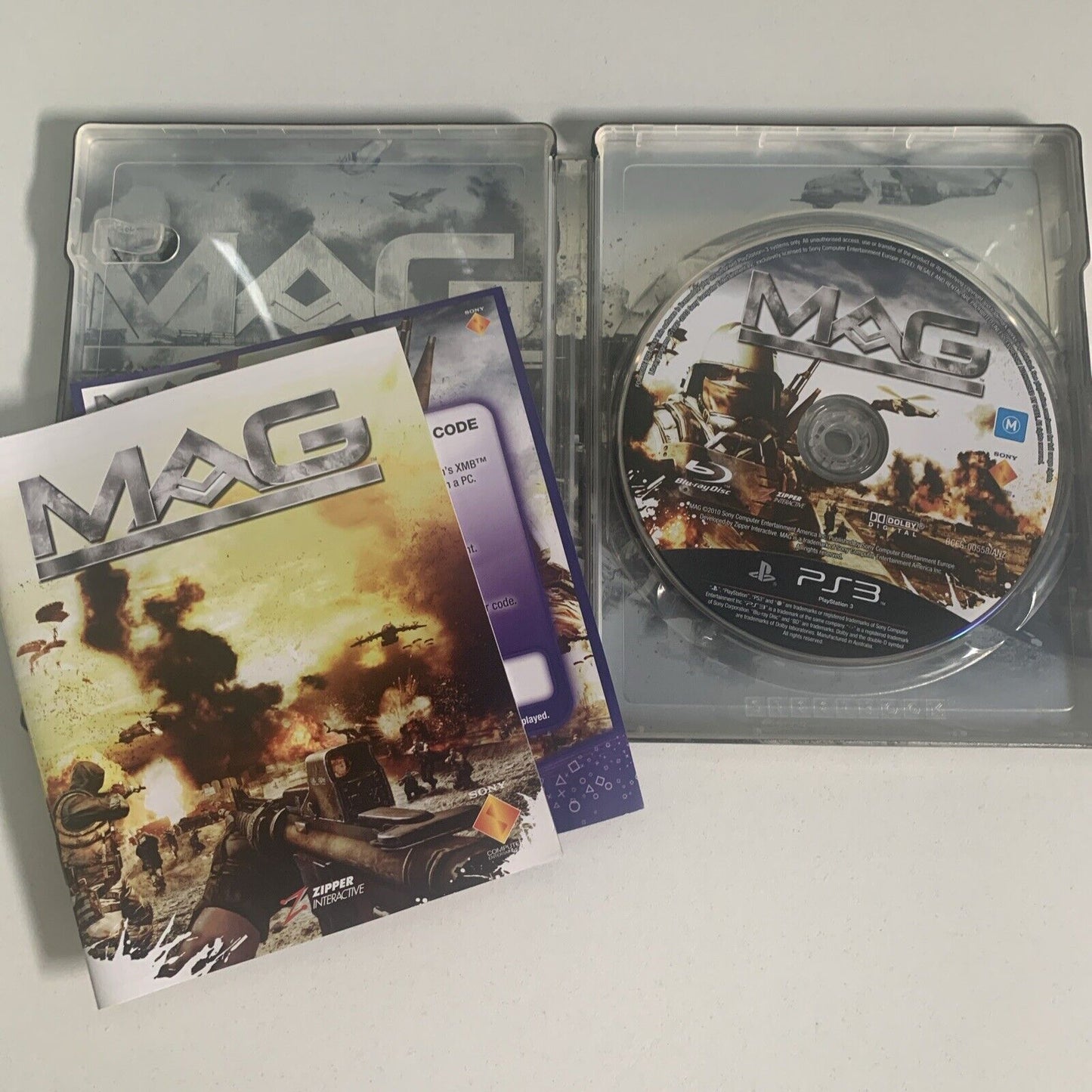 MAG SteelBook Collector's Edition PlayStation 3 PS3 Game