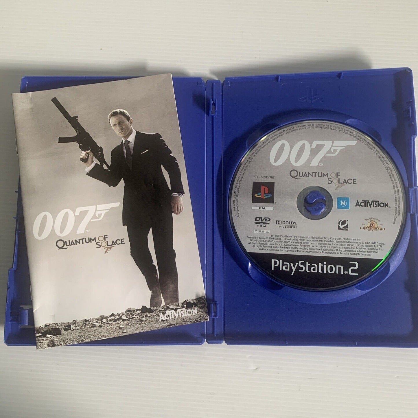 007 Quantum Of Solace PlayStation 2 PS2 Game