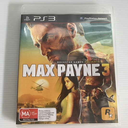 Max Payne 3 PlayStation 3 PS3 Game