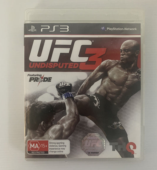 UFC 3 Undisputed Game PlayStation 3 PS3