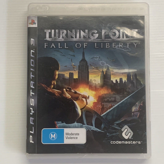 Turning Point Fall of Liberty PlayStation 3 PS3 Game