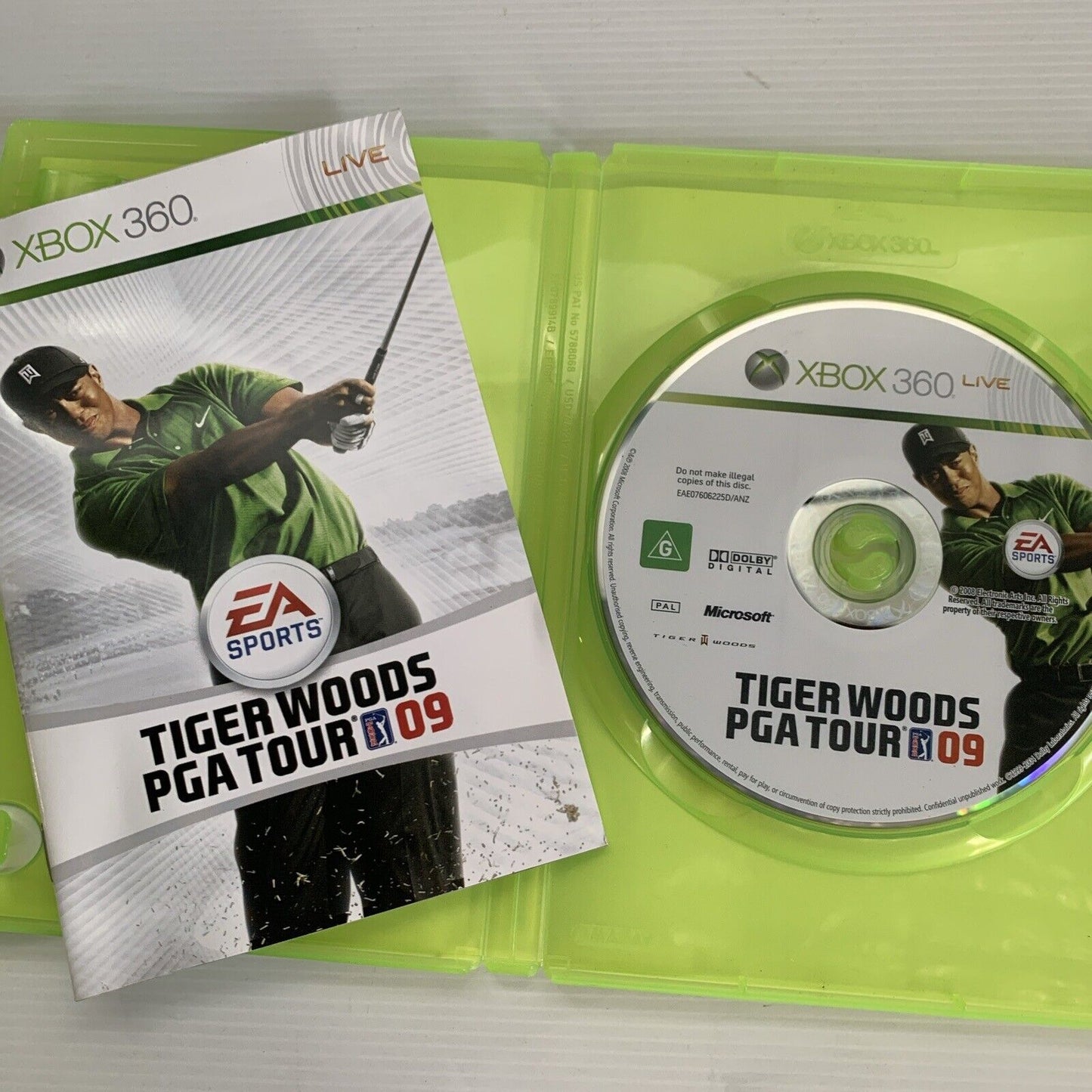 Tiger Woods PGA Tour 09 Xbox 360 Game