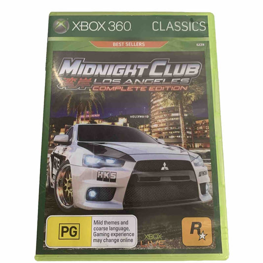 Midnight Club Los Angeles Complete Edition Xbox 360