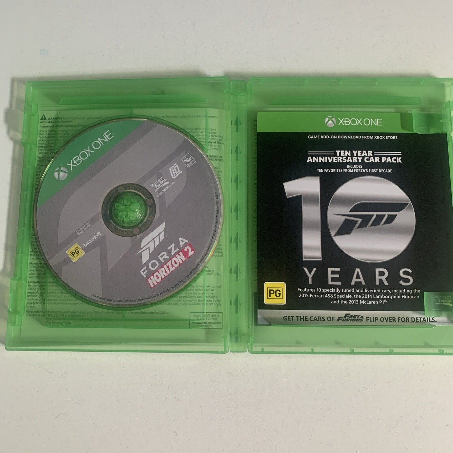 Forza Horizon 2 Xbox One Game 10 Year Anniversary Edition