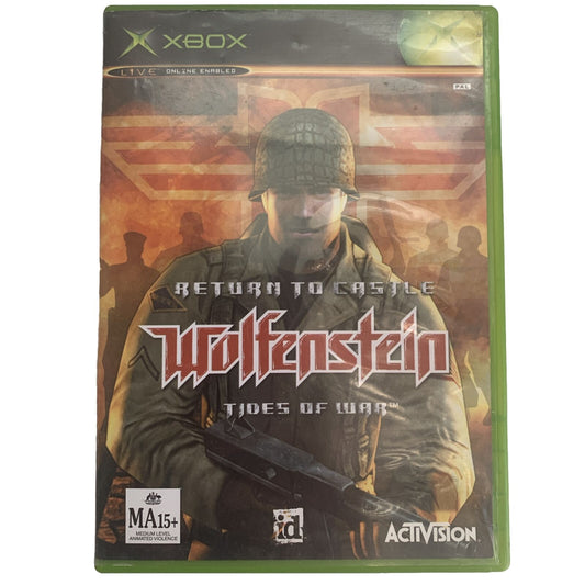 Return to Castle Wolfenstein Tides of War Xbox Original Game