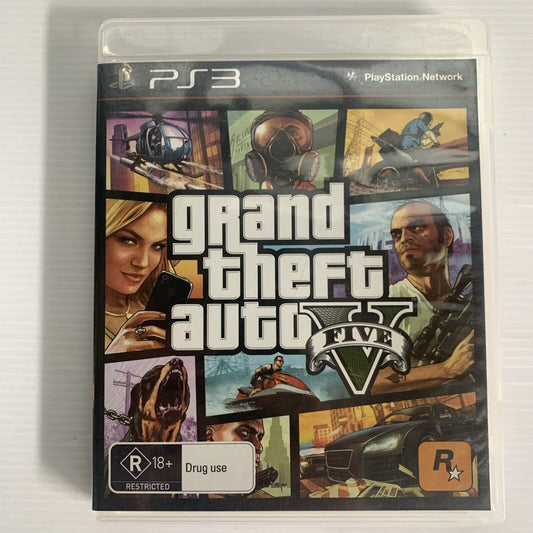 Grand Theft Auto V PlayStation 3 PS3 Game GTA