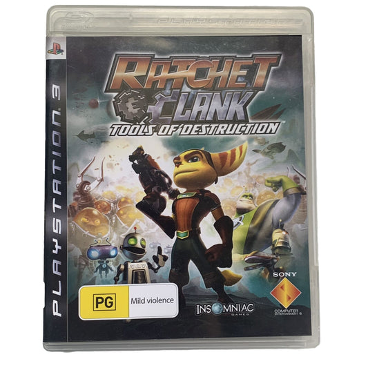 Ratchet & Clank Tools Of Destruction PlayStation 3 PS3 Game