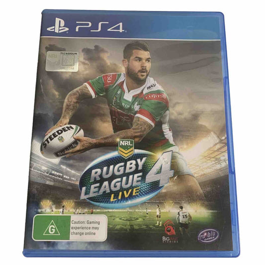 Rugby League Live 4 NRL PlayStation 4 PS4 Game