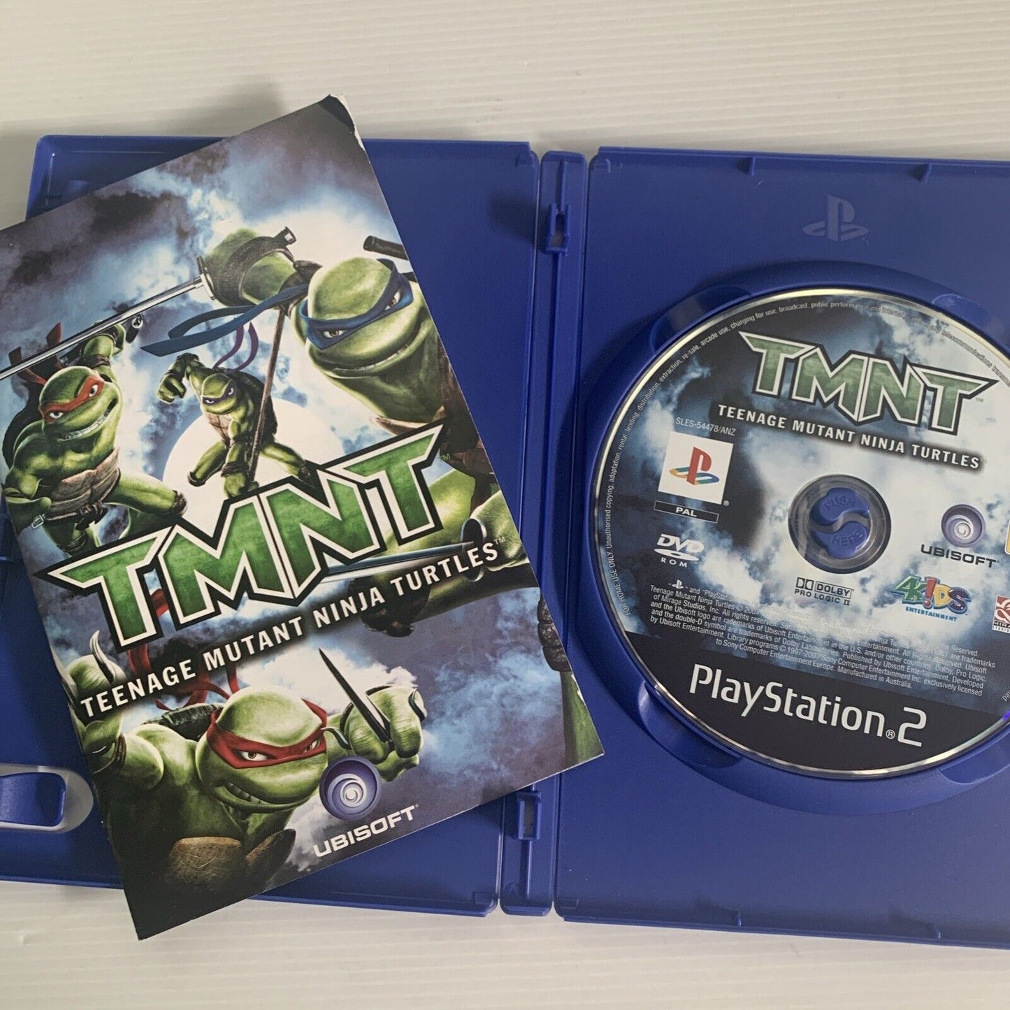 TMNT Teenage Mutant Ninja Turtles PlayStation 2 PS2 Game