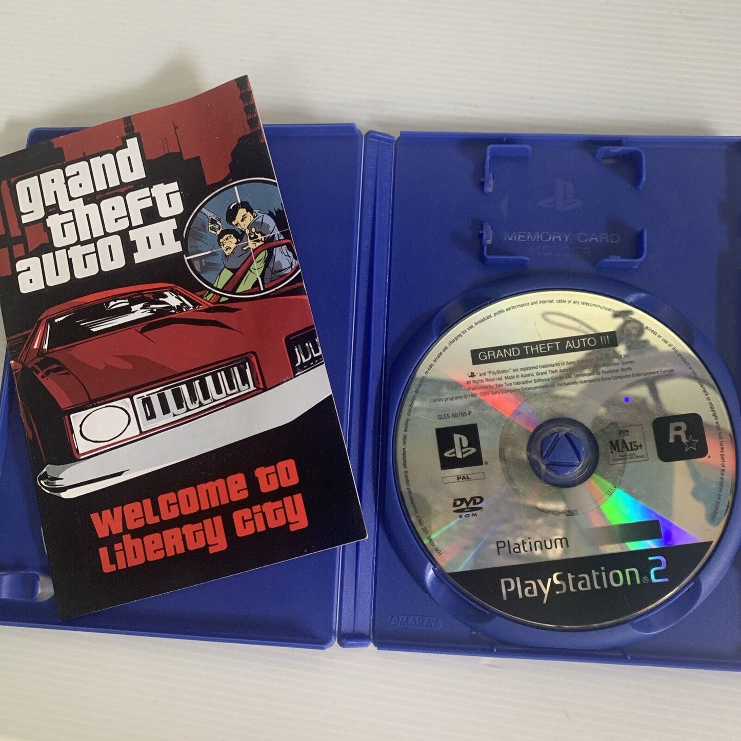 GTA 3 Grand Theft Auto III PlayStation 2 PS2 Game