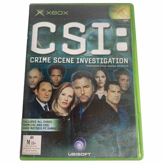CSI Crime Scene Investigation Xbox Original Game