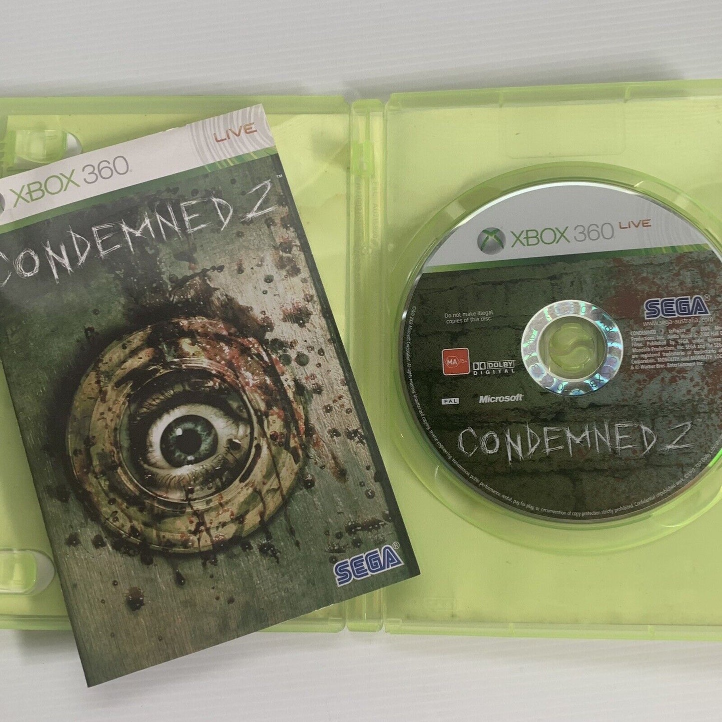 Condemned 2 Xbox 360 Game