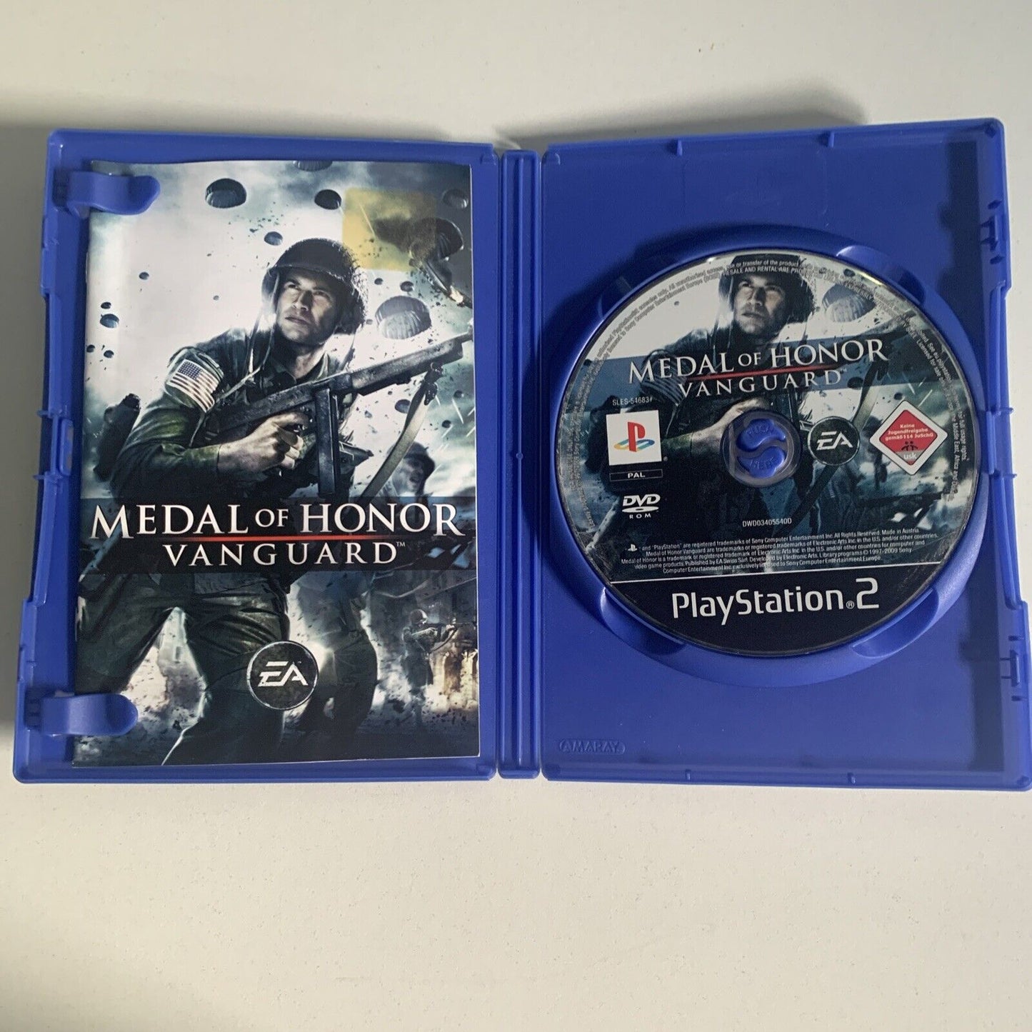 Medal of Honor Vanguard PlayStation 2 PS2 Game