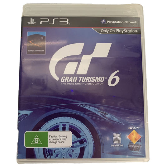 Gran Turismo 6 Sony PlayStation 3 PS3 Game