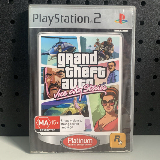 Grand Theft Auto Vice City Stories PlayStation 2 PS2 *No Manual/Map